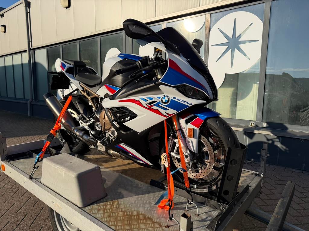 Geremde Aanhanger voor 1 of 2 motoren met afdekzeil, Auto diversen, Aanhangers en Bagagewagens, Ophalen of Verzenden, Gebruikt