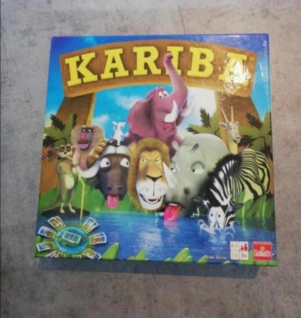 Kariba, bordspel met safari thema, Vijf spelers of meer, Ophalen of Verzenden, Zo goed als nieuw