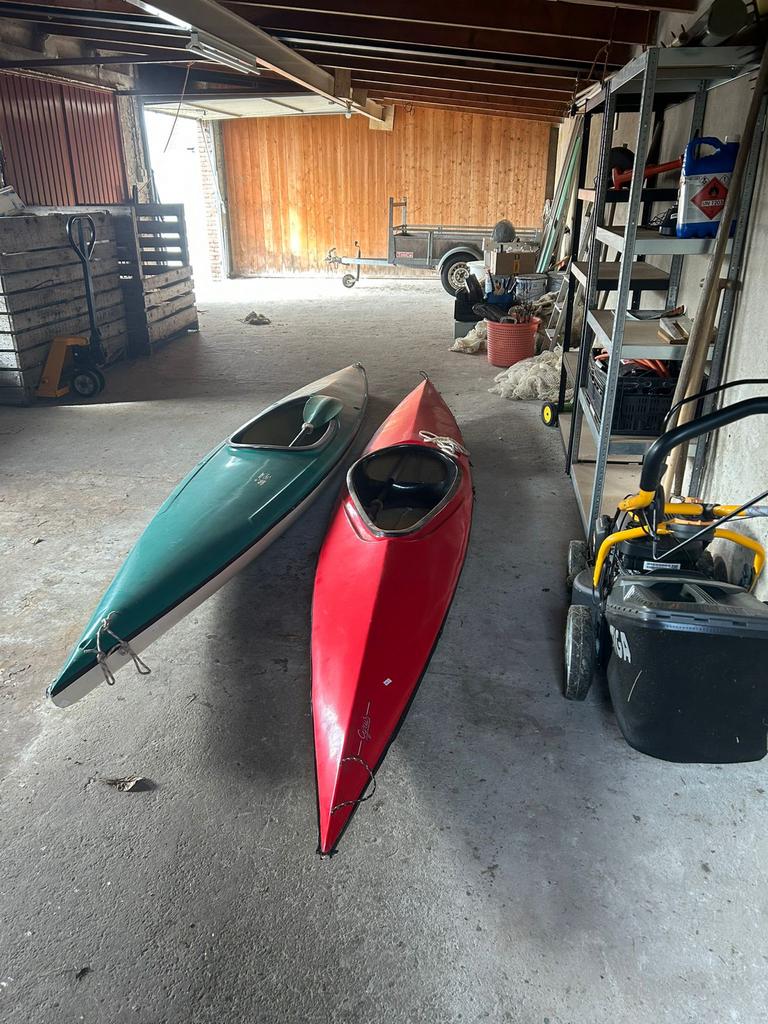 Twee kano's te koop, Ophalen of Verzenden, Gebruikt, Eén persoon, Kajak