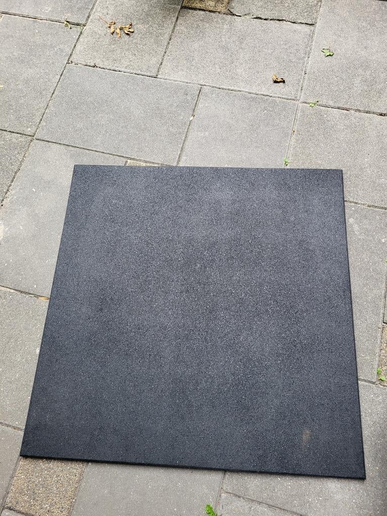 Fitnessmat / Rubberen mat 100x100x2cm, Ophalen