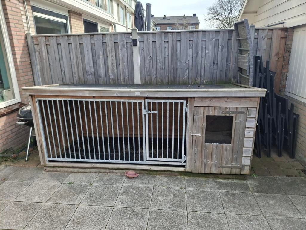 Hondenkennel, Dieren en Toebehoren, Hondenhokken, Ophalen, Gebruikt, 110 cm of meer, 100 cm of meer