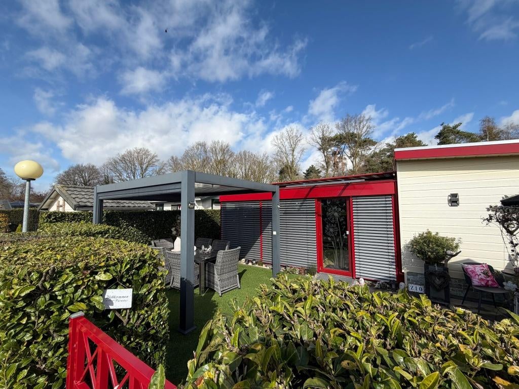 Chalet te koop op jaarplaats- Camping Marisheem Limburg-Echt