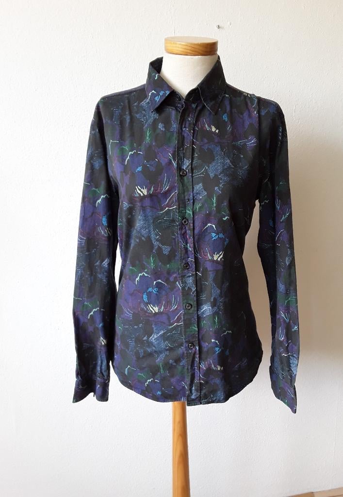 Just Cavalli blouse print mt 50/L, Kleding | Dames, Overige kleuren, Maat 42/44 (L), Ophalen of Verzenden, Zo goed als nieuw