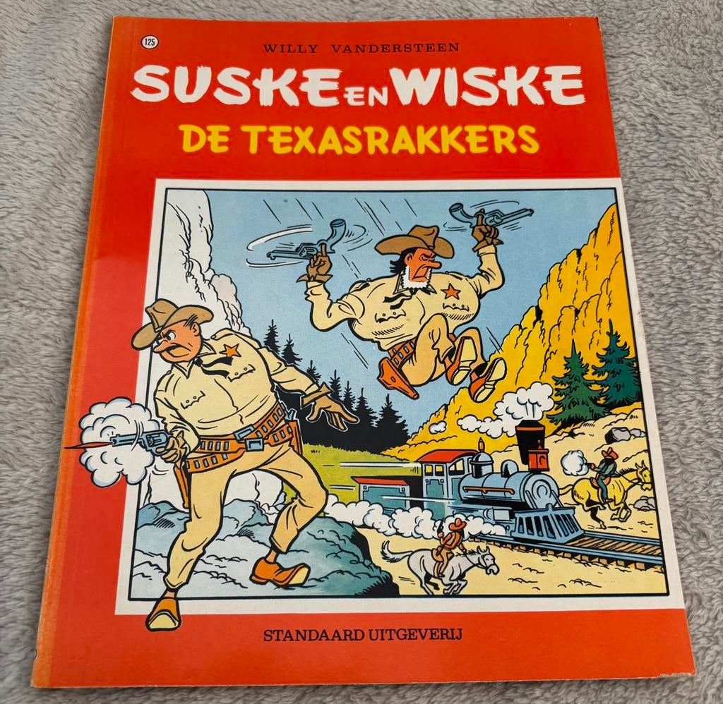 Sukske & Wiske strip #125: De Texasrakkers, Eén stripboek, Ophalen of Verzenden, Gelezen