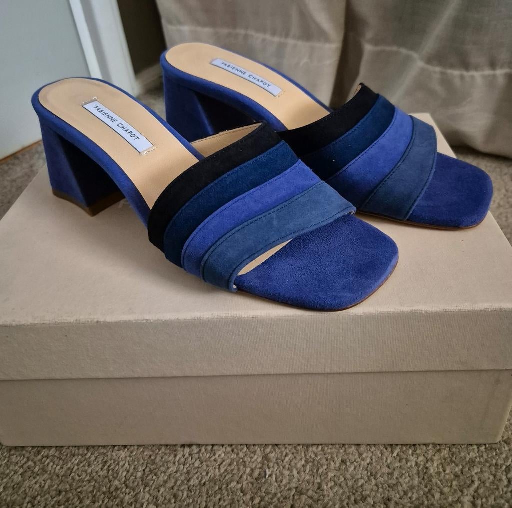 Muiltjes van Fabienne Chapot, Kleding | Dames, Schoenen, Ophalen of Verzenden, Nieuw, Blauw, Sandalen of Muiltjes