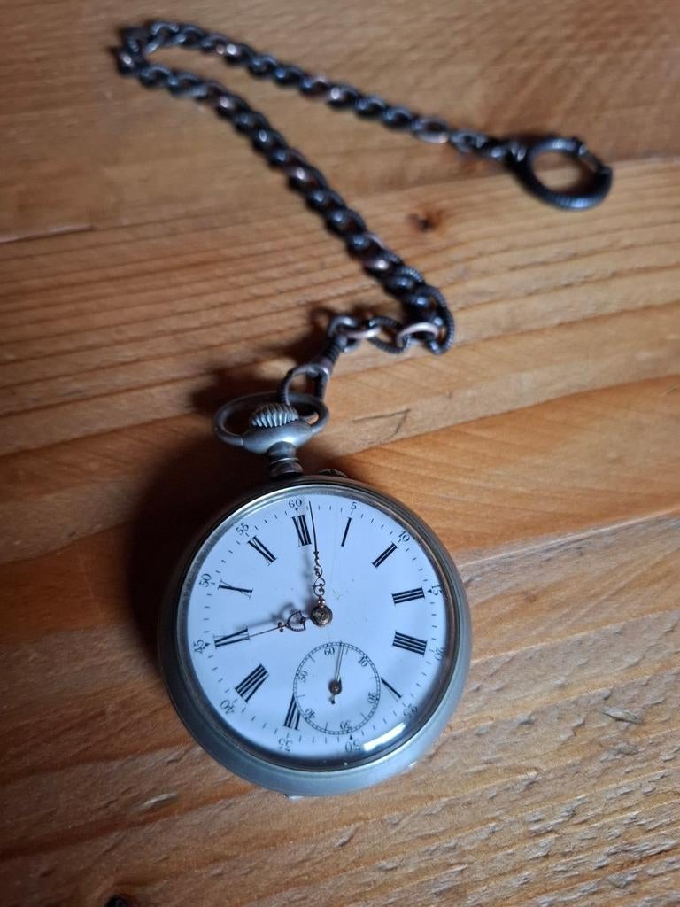 Kaiserstunde zakhorloge - Loopt Goed, Sieraden, Tassen en Uiterlijk, Horloges | Antiek, Overige merken, Overige materialen, Zakhorloge