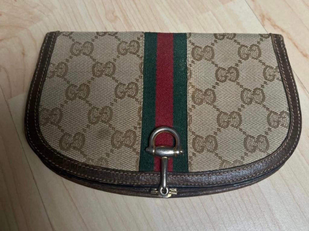 Authentieke Gucci wallet portemonnee, Sieraden, Tassen en Uiterlijk, Portemonnees, Ophalen of Verzenden, Zo goed als nieuw, Zwart