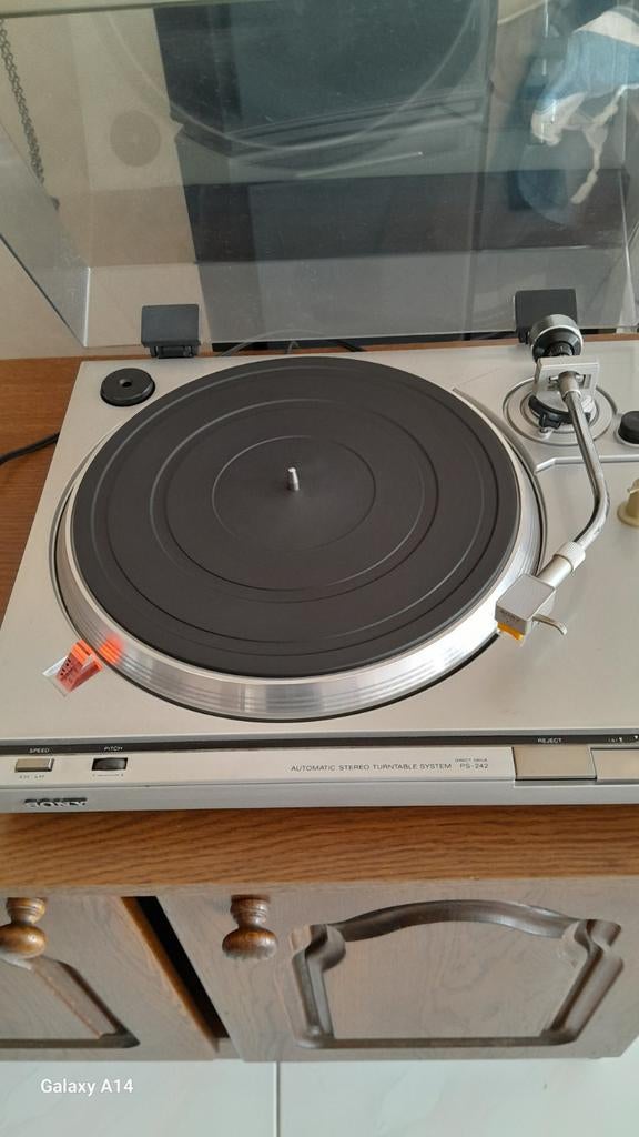 Sony PS-242 Vintage Platenspeler - Automatisch, Gebruikt, Automatisch, Ophalen of Verzenden, Platenspeler