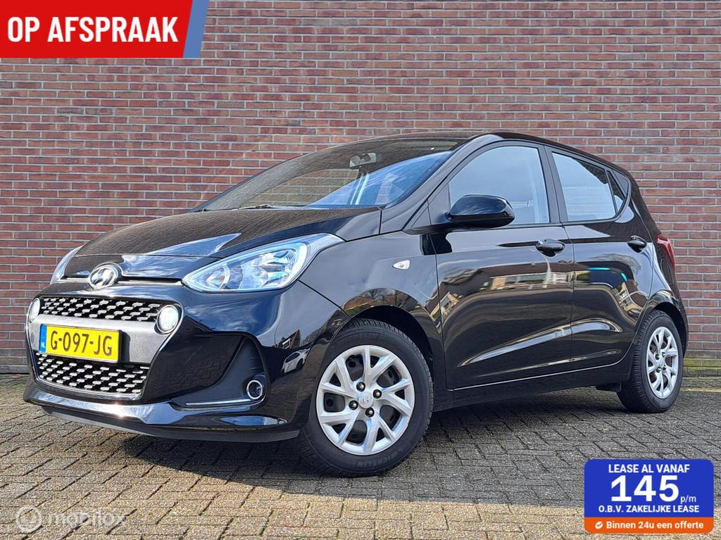 Hyundai i10 1.0i Comfort/Airco/Cruise, Gebruikt, 4 stoelen, Zwart, Origineel Nederlands