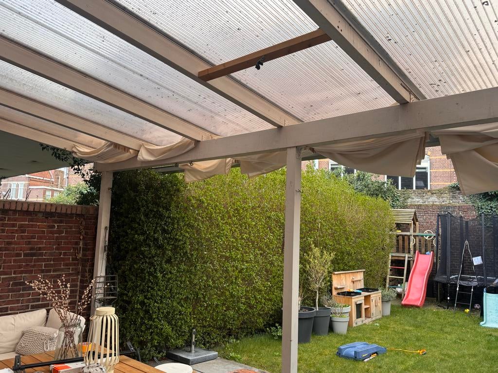Overkapping zelf demonteren gratis, Ophalen, Gebruikt, Veranda
