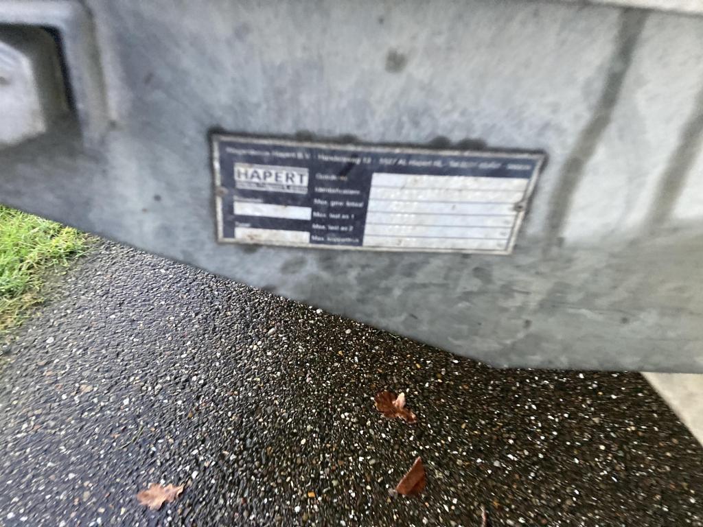 Plateauwagen aanhanger aanhangwagen tandemasser, Gebruikt