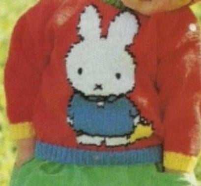 Nijntje gaat op stap trui breipatroon, Ophalen of Verzenden, Zo goed als nieuw, Breien, Patroon of Boek