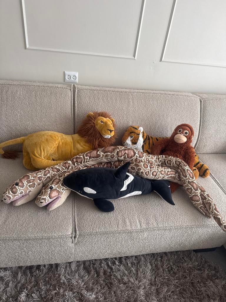 Te koop: Knuffel dieren collectie ikea, Ophalen of Verzenden, Zo goed als nieuw, Overige typen