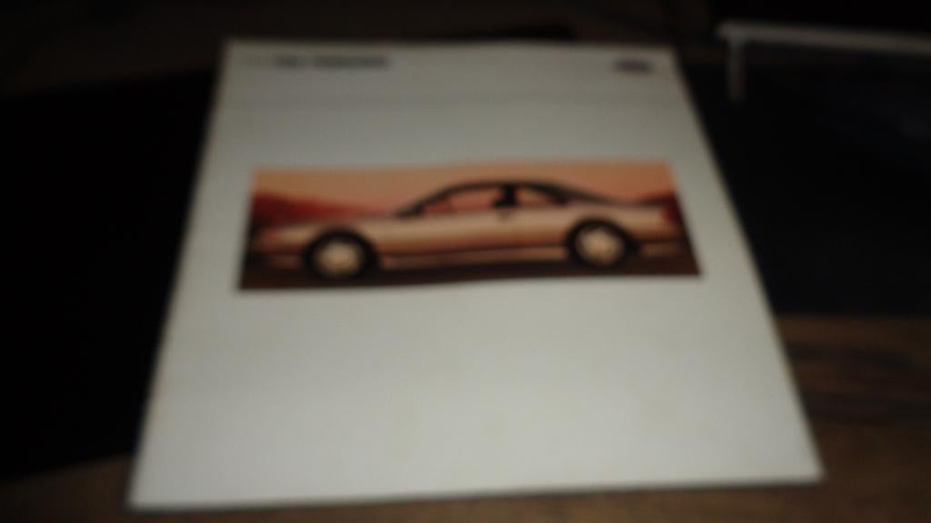 USA Folder FORD THUNDERBIRD  1990, Verzenden, Zo goed als nieuw, Ford