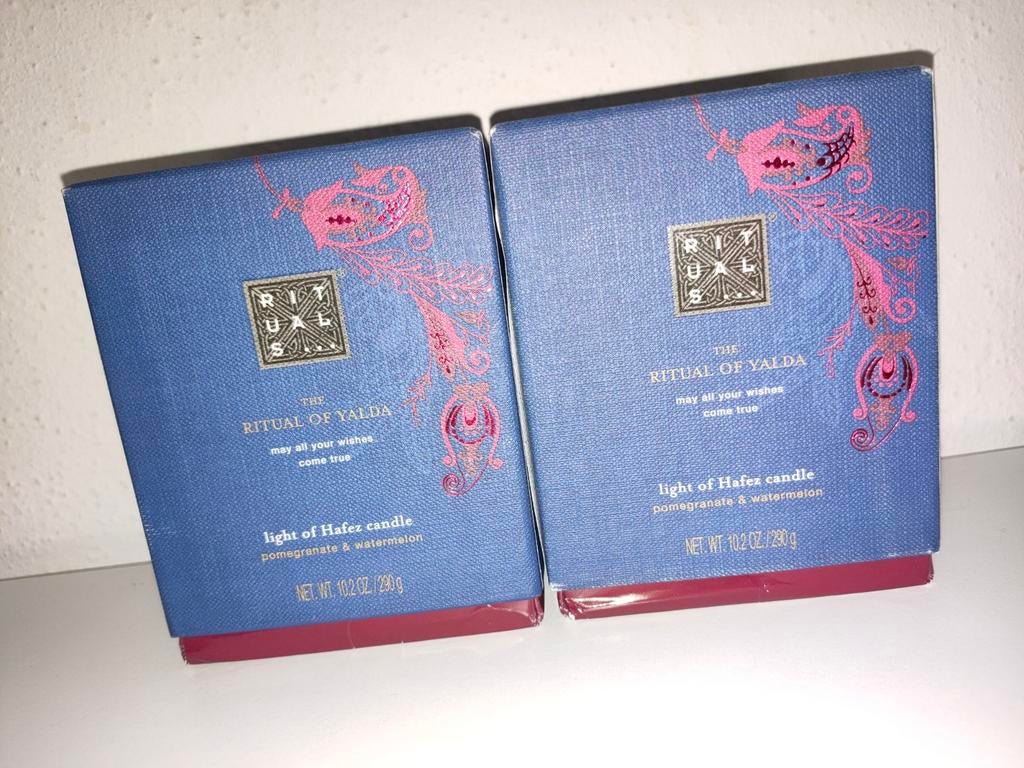 Rituals of Yalda Geurkaars kaars kaarsen candle 2 stuks, Ophalen of Verzenden, Nieuw
