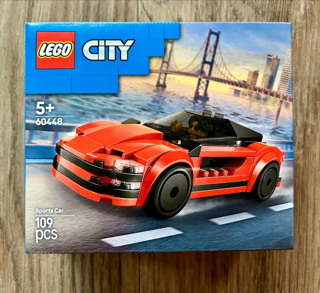 LEGO 60448 - Rode Sportwagen - NIEUW, Kinderen en Baby's, Speelgoed | Duplo en Lego, Nieuw, Lego, Complete set, Ophalen of Verzenden