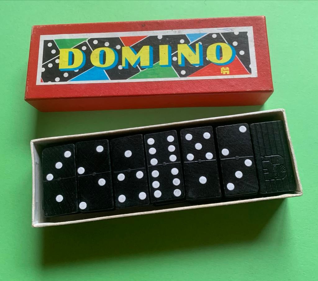 Oud Jumbo Dominospel Domino, Vijf spelers of meer, Ophalen of Verzenden, Gebruikt