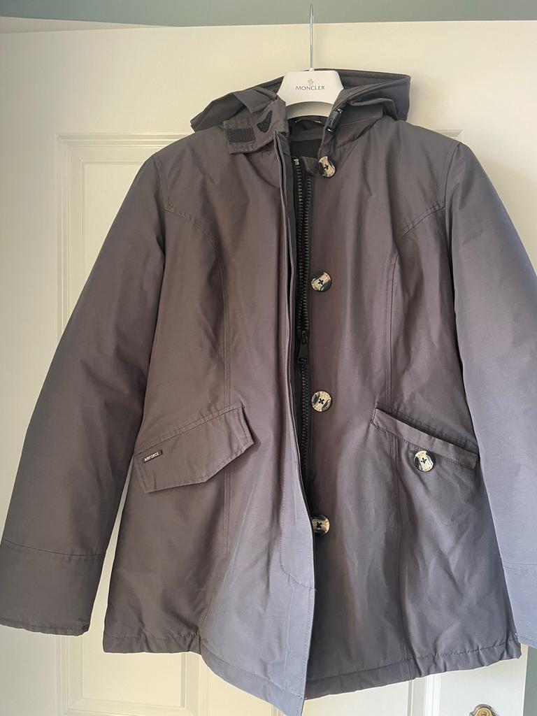 Airforce Dames Jas Pocket - Maat S, Kleding | Dames, Jassen | Winter, Ophalen of Verzenden, Zo goed als nieuw, Grijs