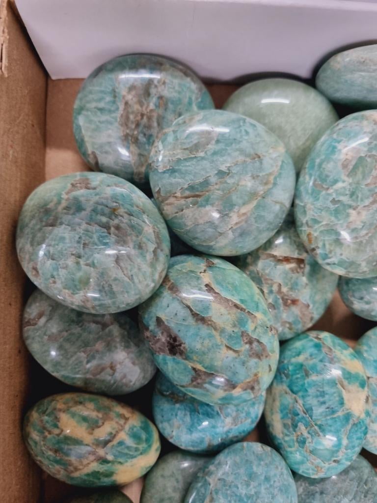 Handstenen van Amazoniet, per 2kg, Ophalen of Verzenden, Mineraal