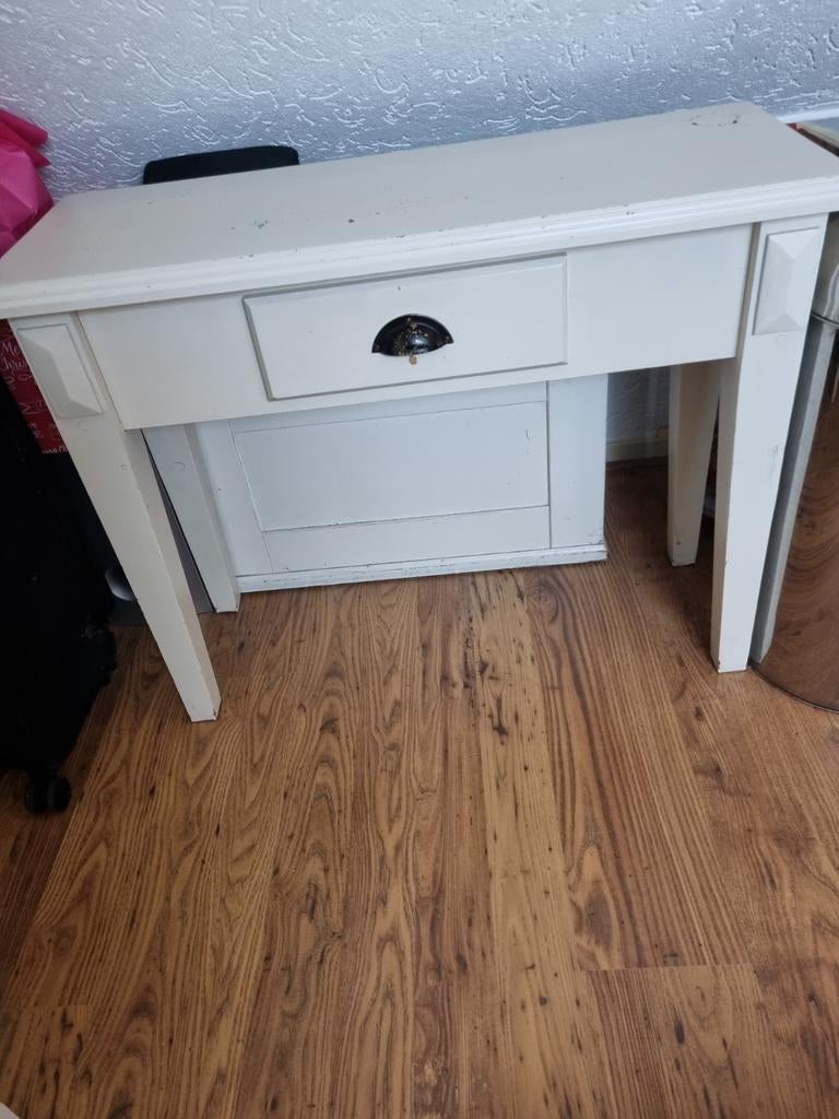Sidetable, Ophalen, 100 tot 150 cm, Zo goed als nieuw, 25 tot 50 cm