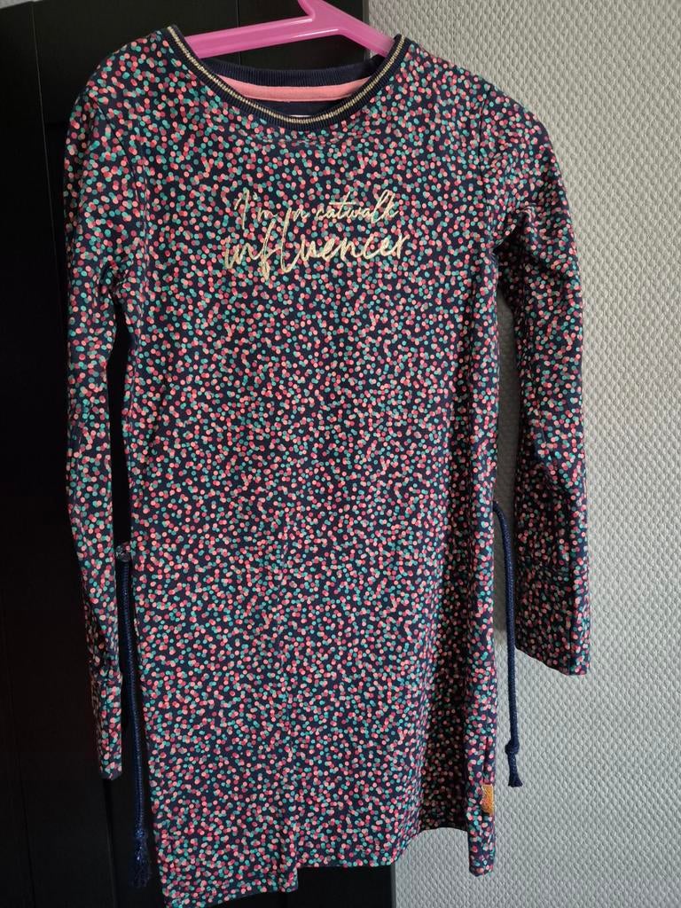 Orange Stars Jurk Maat 122, Meisje, Ophalen of Verzenden, Zo goed als nieuw, Jurk of Rok