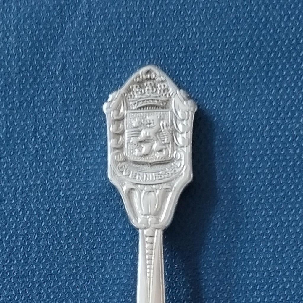 verzilverd lepeltje provincie Overijssel (Zwaar Verzilverd), Ophalen of Verzenden