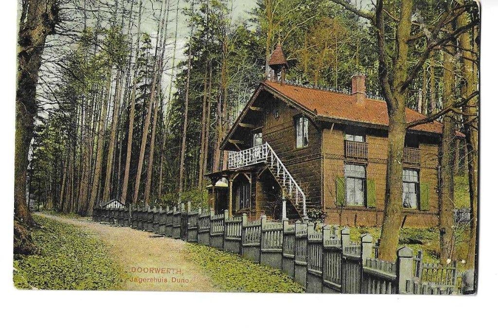 doorwerth  jagershuis  duno, Verzenden, 1920 tot 1940, Ongelopen, Gelderland