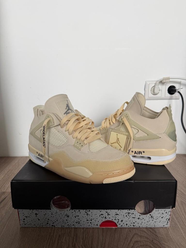 Jordan Offwhite 4 Sail US 11 maat 45, Kleding | Heren, Schoenen, Overige kleuren, Nike, Nieuw, Ophalen of Verzenden