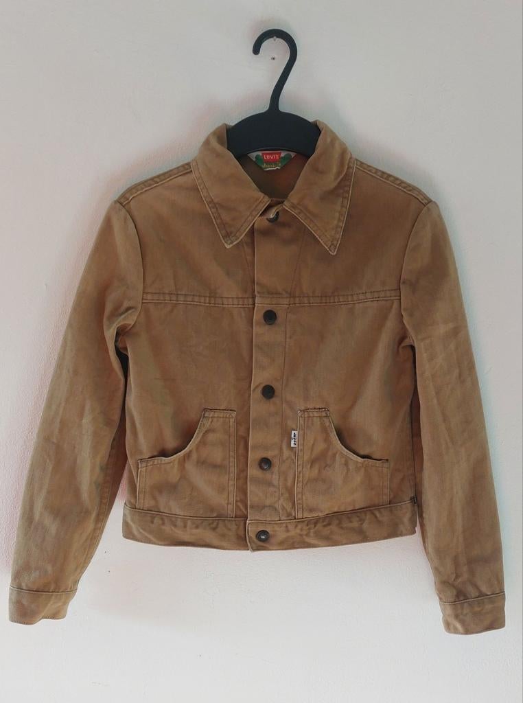 Vintage 60s 70s Levis Juniors big E jacket, Kinderen en Baby's, Kinderkleding | Maat 134, Gebruikt, Jongen of Meisje, Jas, Ophalen of Verzenden