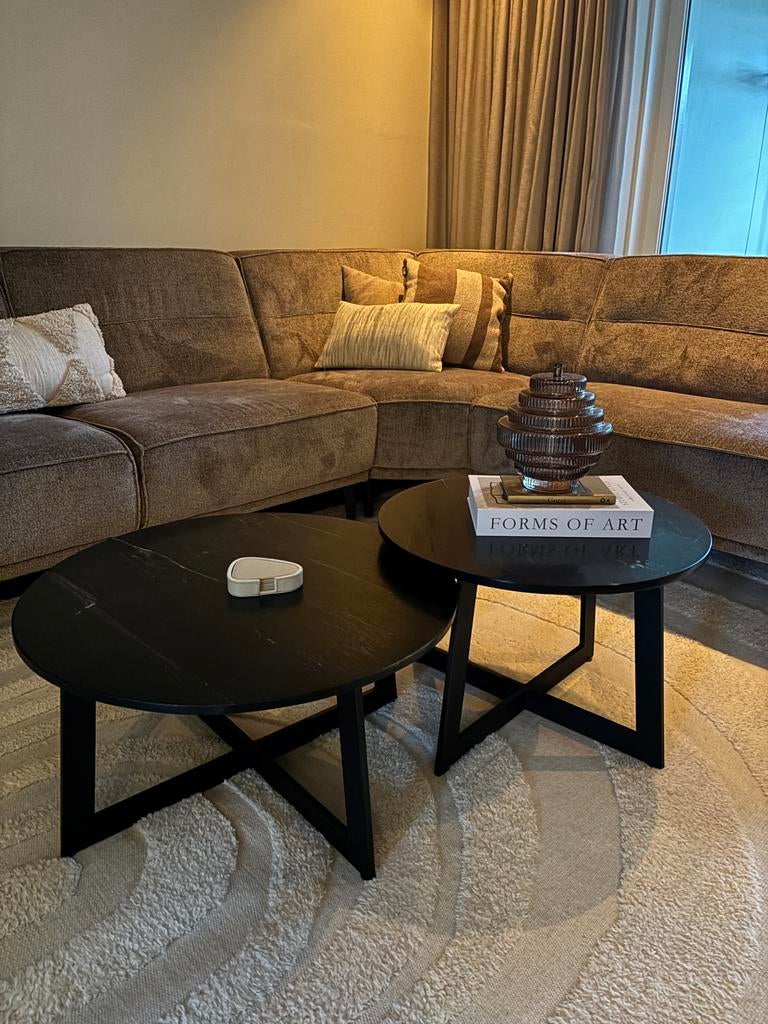 Salontafel Major By-Boo, Ophalen, 50 tot 100 cm, Rond, Zo goed als nieuw