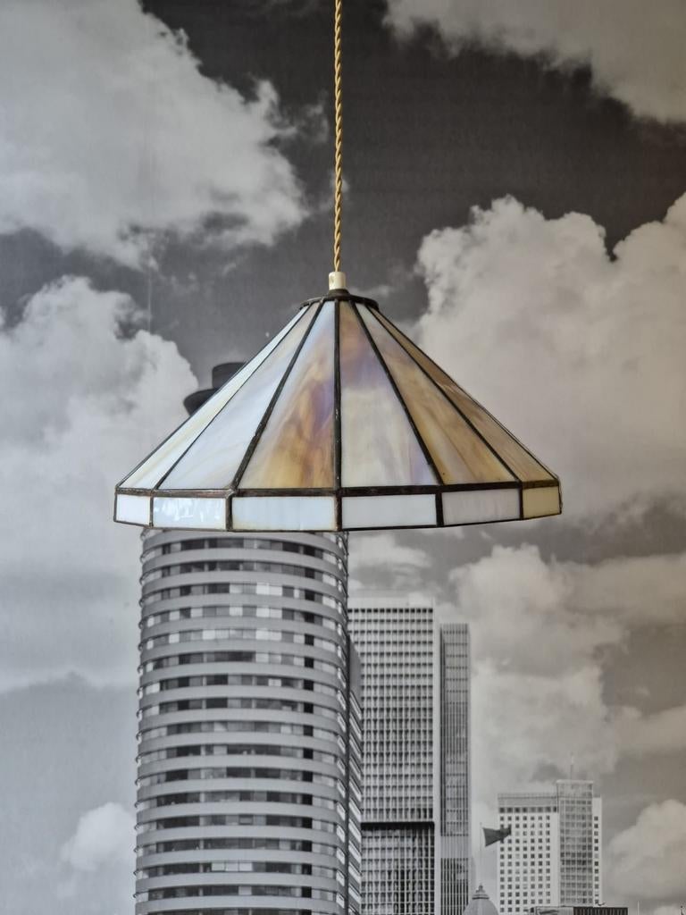 Tiffany hanglamp, Ophalen, Tiffany, Minder dan 50 cm, Glas