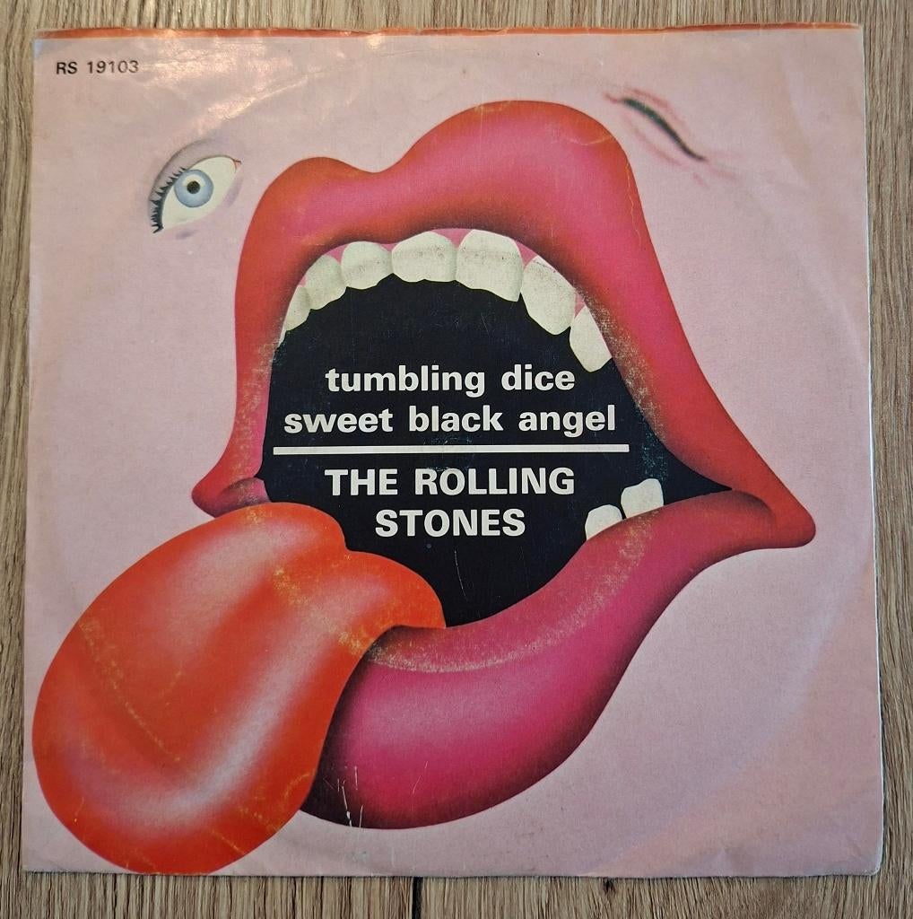 Rolling Stones single Tumbling Dice, Cd's en Dvd's, Vinyl Singles, Gebruikt, 7 inch, Single, Ophalen of Verzenden