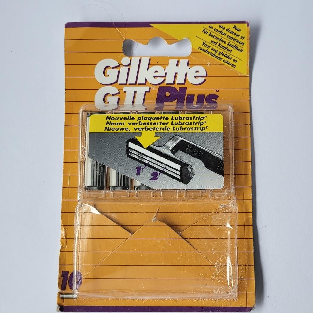Gillette G2 Plus Scheermesjes. 5st, Ophalen of Verzenden, Nieuw, Gehele gezicht