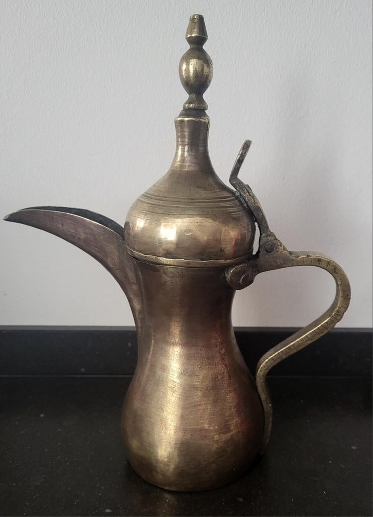 Antieke Bedoeïenen Dallah Koffiepot - Handgemaakt, Ophalen of Verzenden, Koper