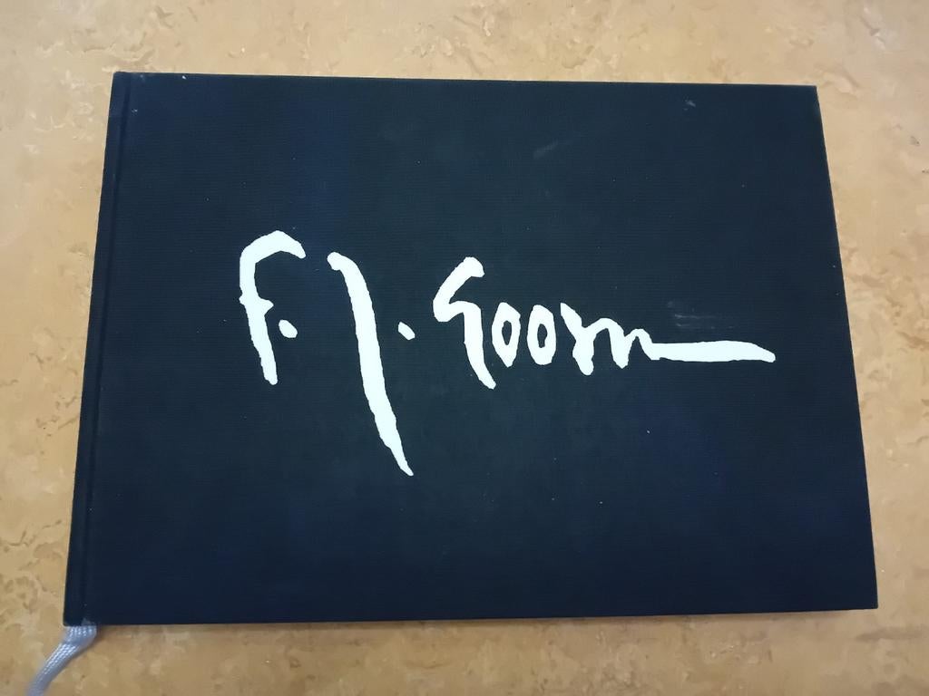 Frits Goosen Boek met zijn werken gesigneerd, Ophalen of Verzenden, Gelezen