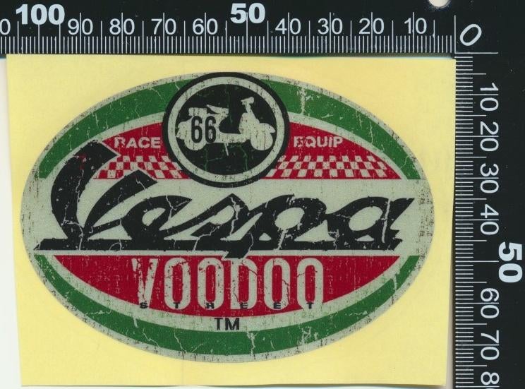Sticker: Vespa - Voodoo, Ophalen of Verzenden, Zo goed als nieuw, Auto of Motor