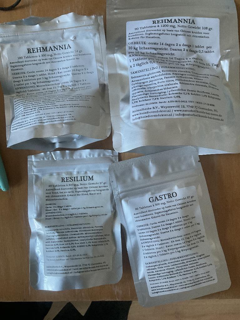 rehmannia, gastro en resilium voor kat, hond of cavia, Dieren en Toebehoren, Ophalen, Kat