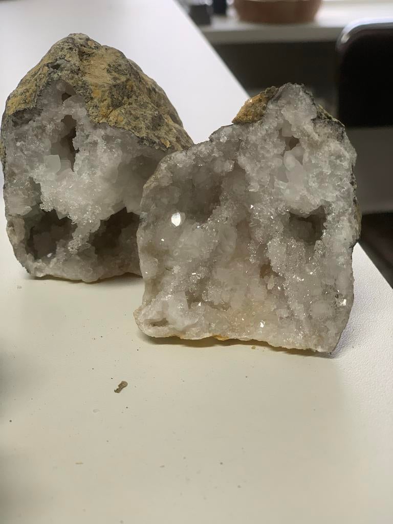Prachtige marokaanse geodes diverse maten, Verzenden, Mineraal