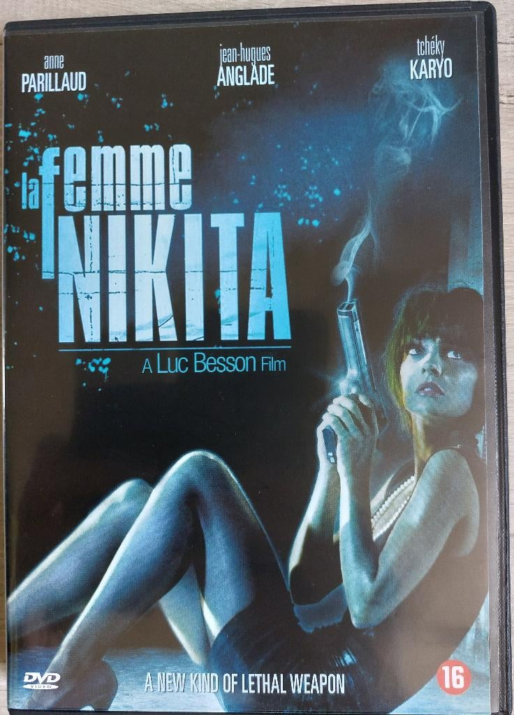DVD Nikita (1990) Luc Besson film, Vanaf 16 jaar, Ophalen, Zo goed als nieuw, Actiethriller
