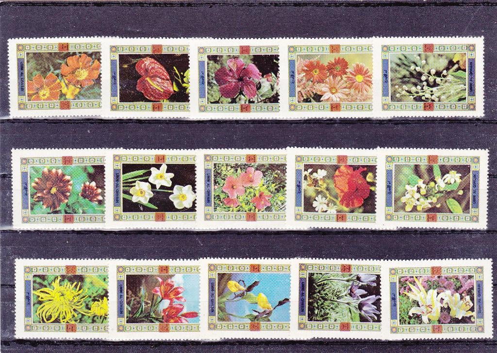 Bloemen Umm al Qaiwain (S499), Verzenden, Postfris, Dier of Natuur