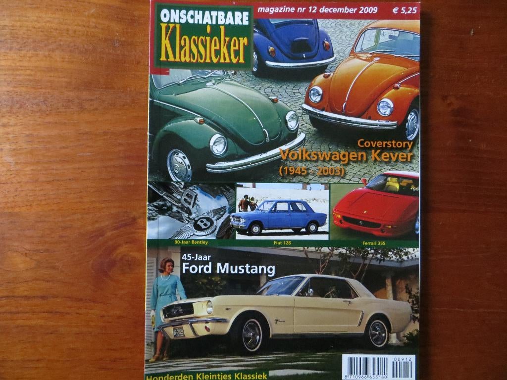Onschatbare Klassieker 12 2009 Kever, Mustang Fiat 128, MX-5, Boeken, Ophalen of Verzenden, Nieuw, Volkswagen