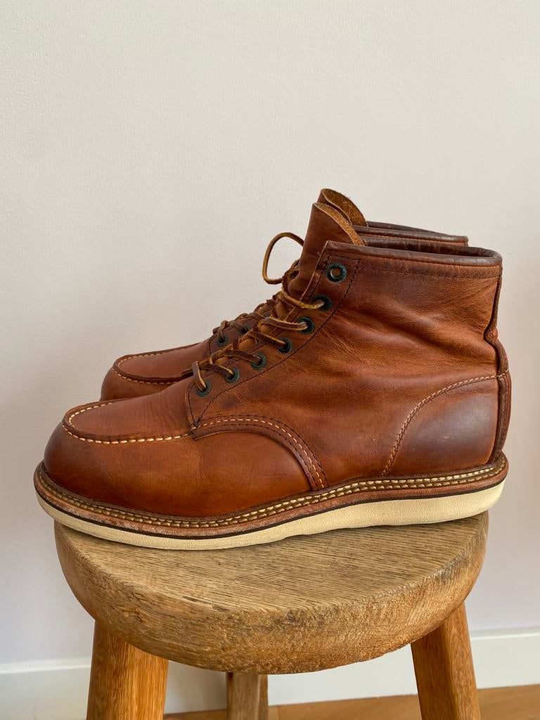 Red Wing 1907 Moc toe Copper US10D/43, Kleding | Heren, Schoenen, Bruin, Boots, Ophalen of Verzenden, Gedragen