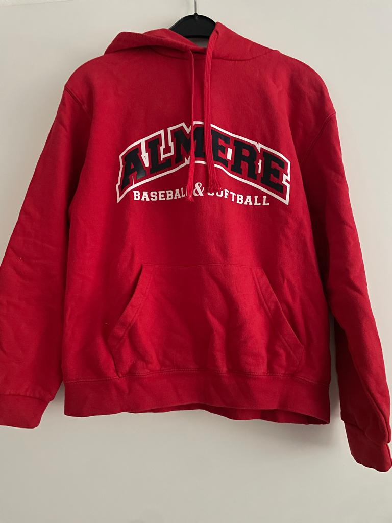BSC Almere - Softbal hoodie rood, Ophalen of Verzenden, Kleding