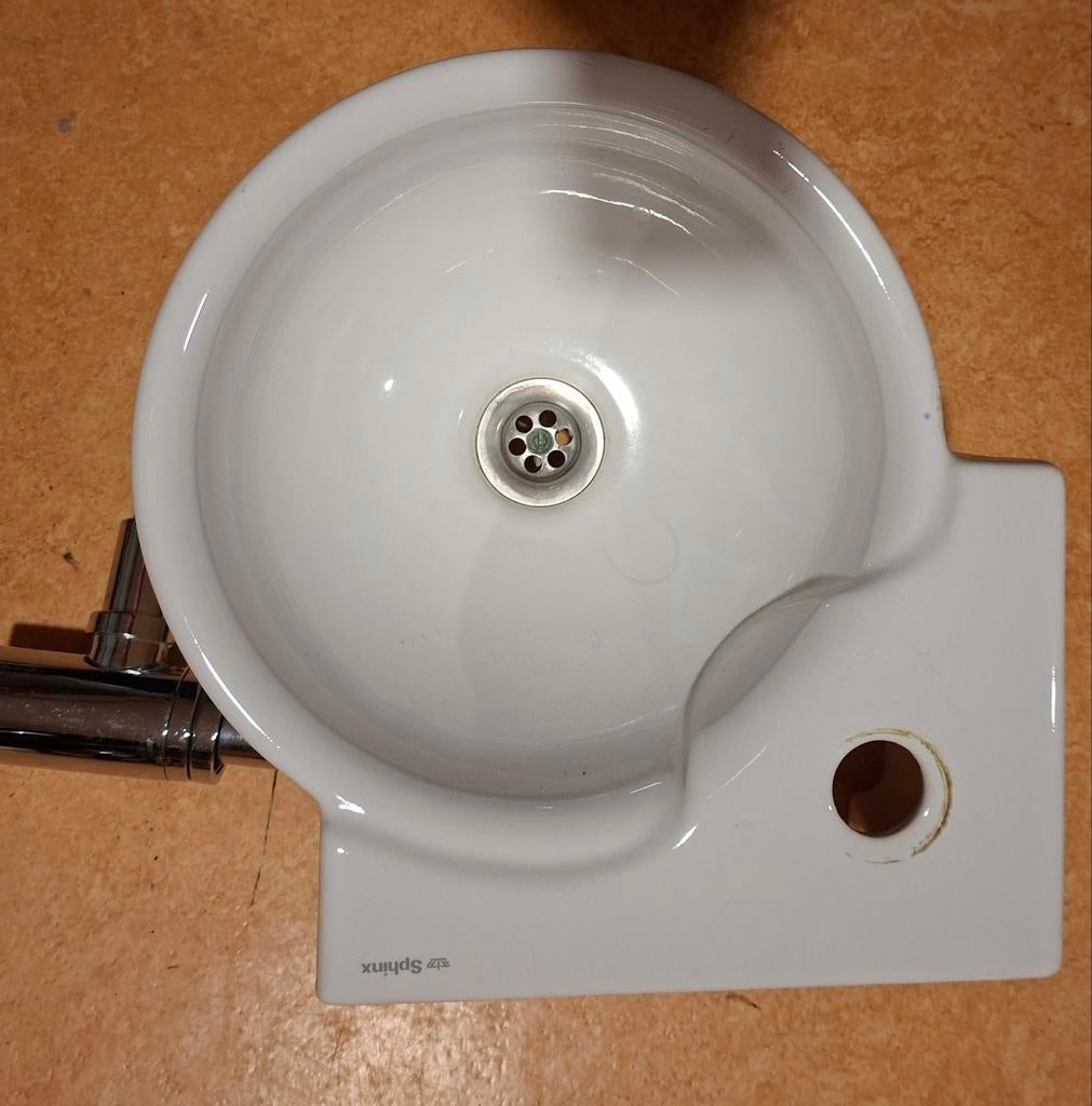 Hoekfonteintje sfinx, Ophalen of Verzenden, Gebruikt, Steen, Toilet