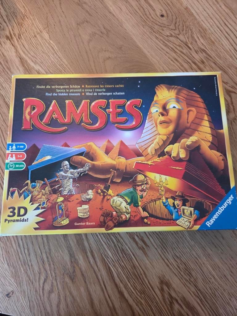 Ramses Bordspel - Ravensburger, Hobby en Vrije tijd, Gezelschapsspellen | Bordspellen, Ophalen of Verzenden, Zo goed als nieuw