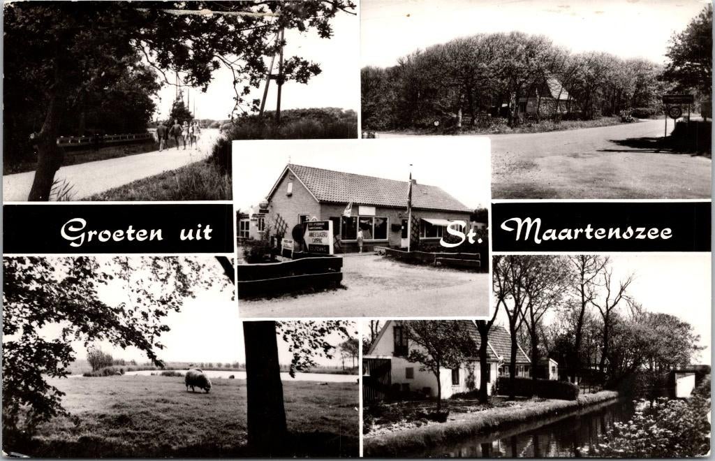 Groeten uit Sint Maartenszee - 3 ansichtkaarten, Verzamelen, Ansichtkaarten | Nederland, Verzenden, 1960 tot 1980, Gelopen, Noord-Holland