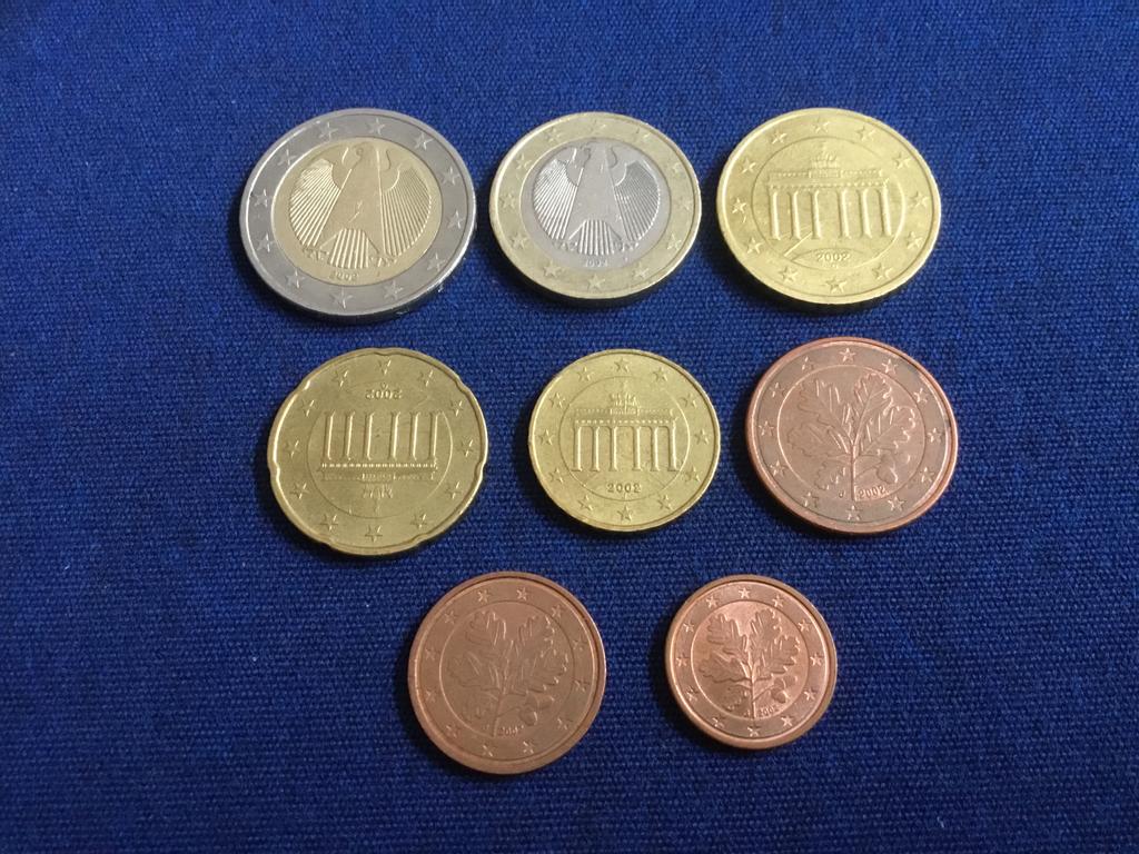 Euromunten Duitsland 2002., Postzegels en Munten, Munten | Europa | Euromunten, Ophalen of Verzenden, Duitsland, Setje