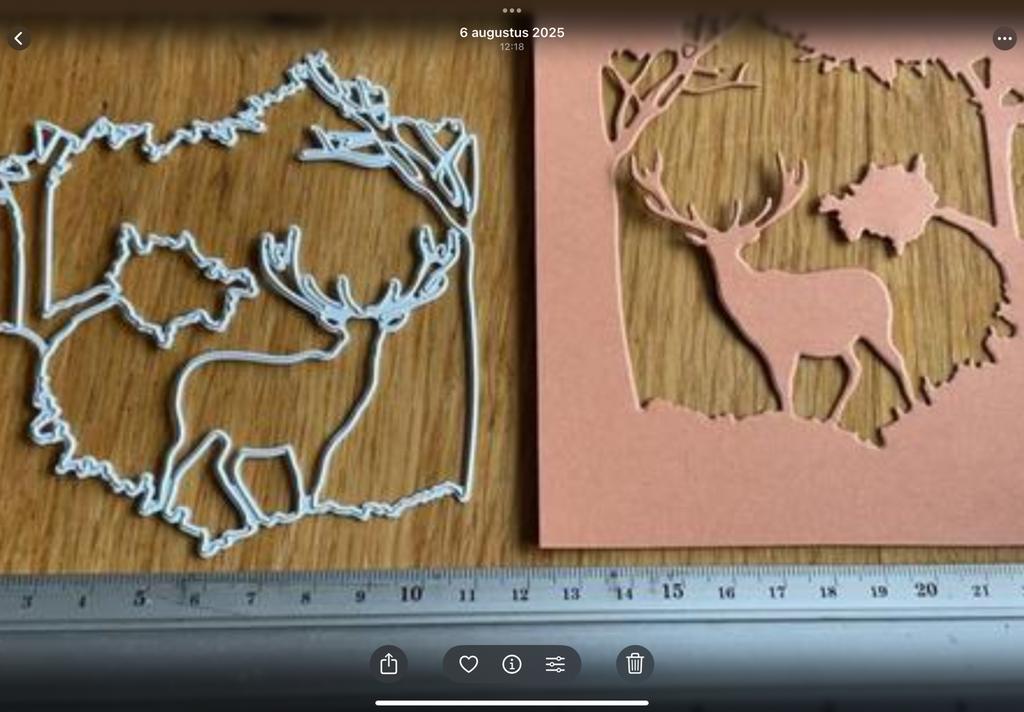 Snijmal hert in het bos 292, Hobby en Vrije tijd, Ophalen of Verzenden, Zo goed als nieuw, Pons of Mal