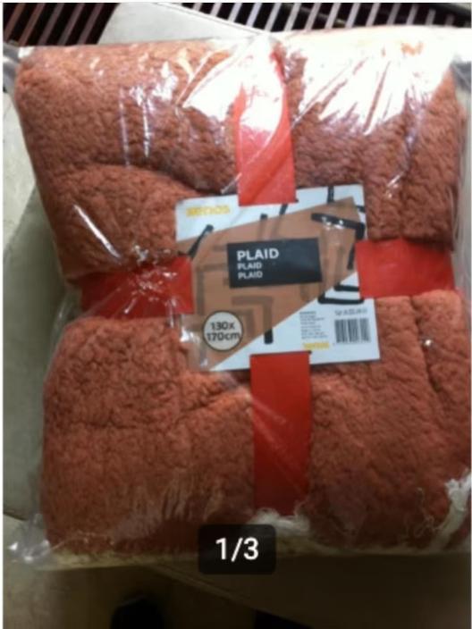 Plaid Xenos 130/170 cm nieuw fleece, Ophalen of Verzenden, Nieuw