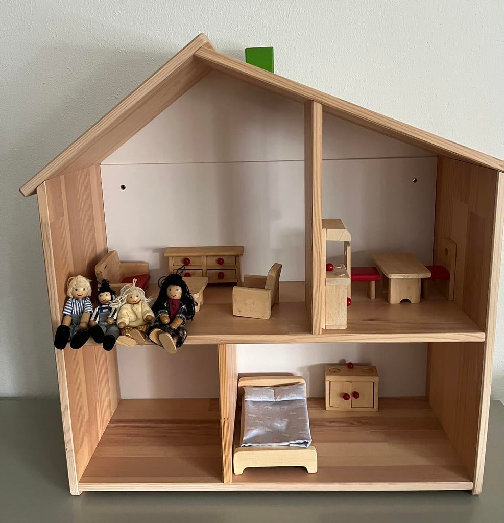 POPPENHUIS/OPENKAST FLISAT IKEA, Kinderen en Baby's, Ophalen, Gebruikt, Poppenhuis